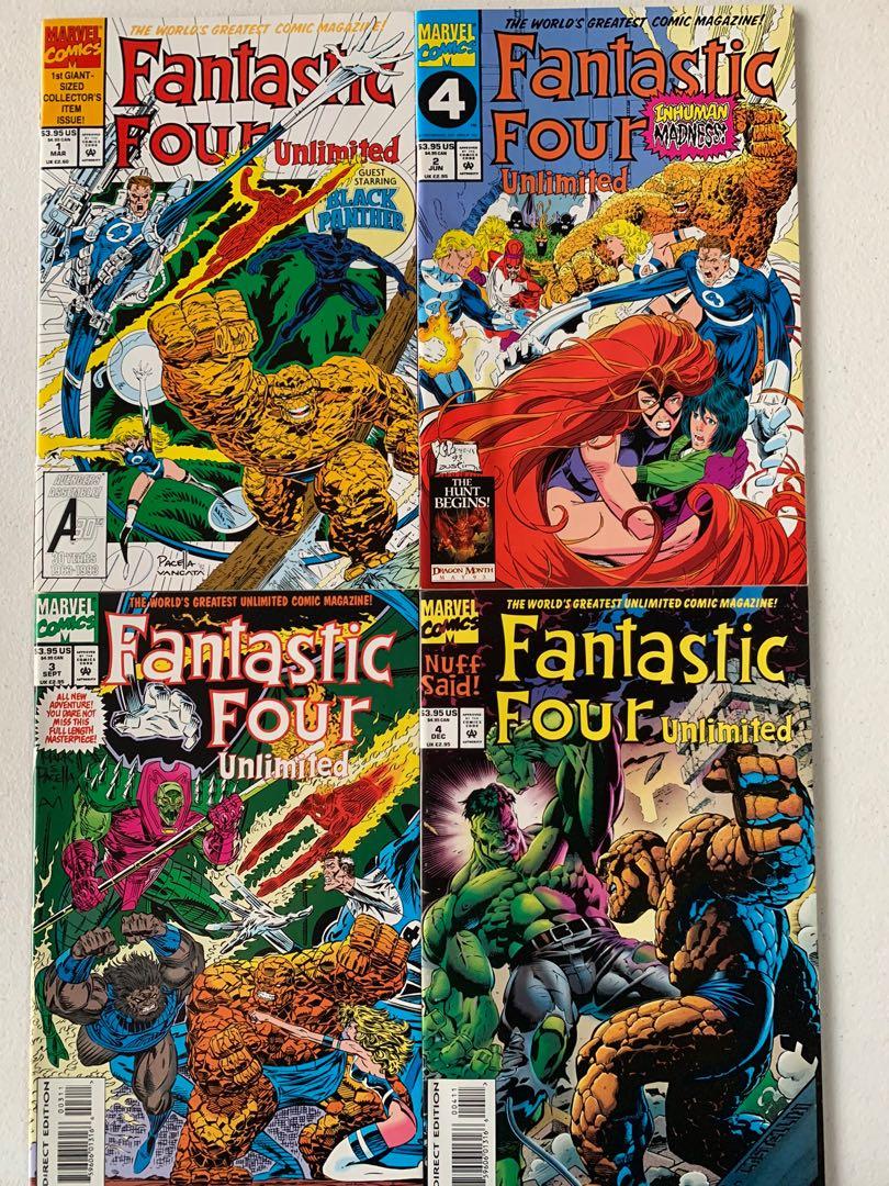 Comics - Fantastic Four Unlimited set ( Issue 1-4) (Category: Comics & Manga) located in Valenzuela. Submitted by potato.comics (Listing ID 1034741848, Image 1). Description: .