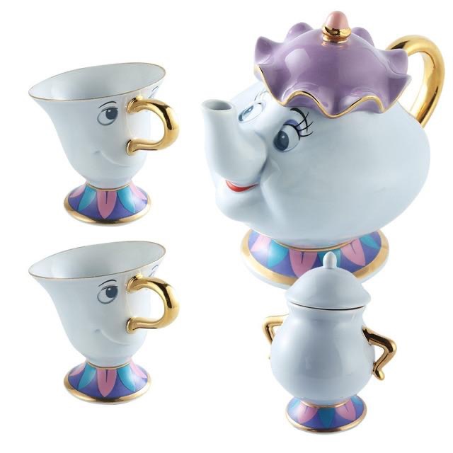 Disney teacup beauty beast porcelain magic like Princess Mulan China