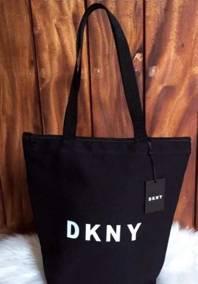 Dkny canvas tote bag sales