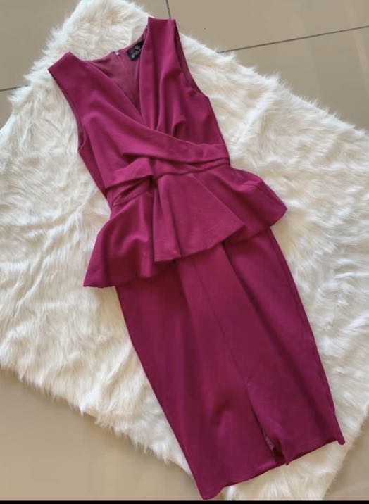 fuschia pink dress