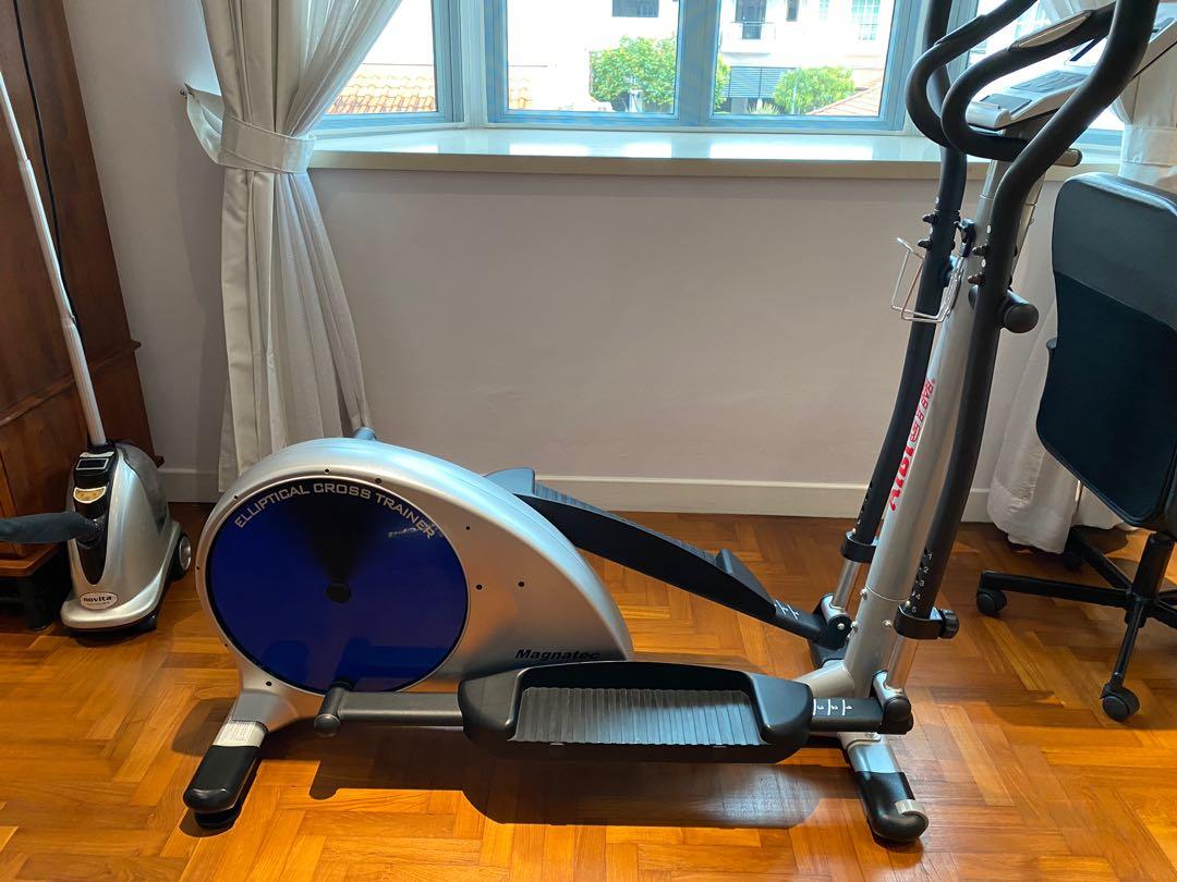 treadmill and cross trainer