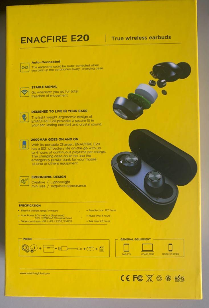 Enacfire e20 shop wireless earbuds