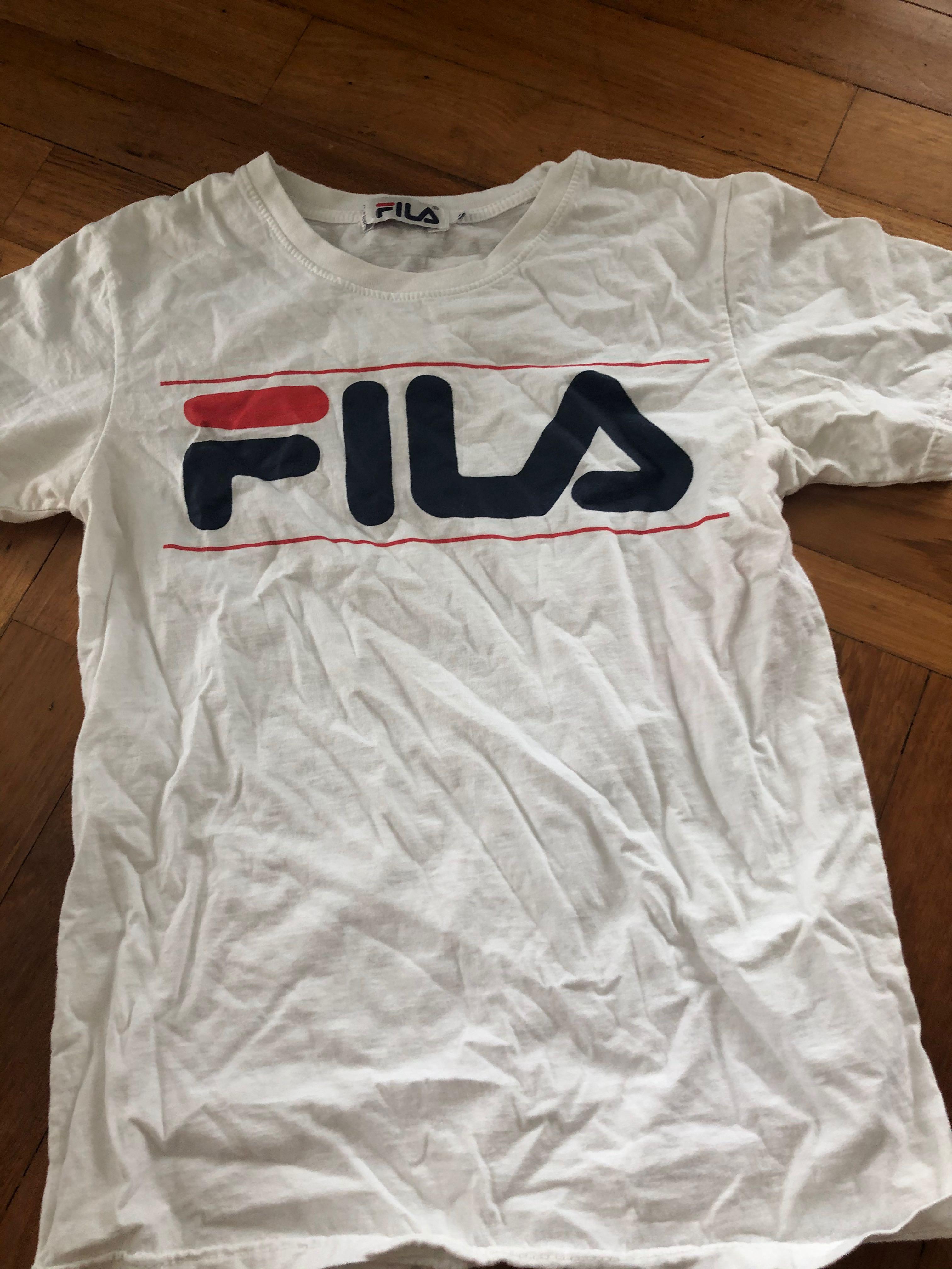 Fila t-shirt, Women's Fashion, Clothes, Tops on Carousell