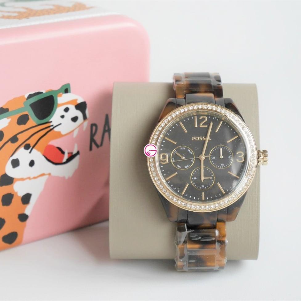 Fossil best sale caleigh watch