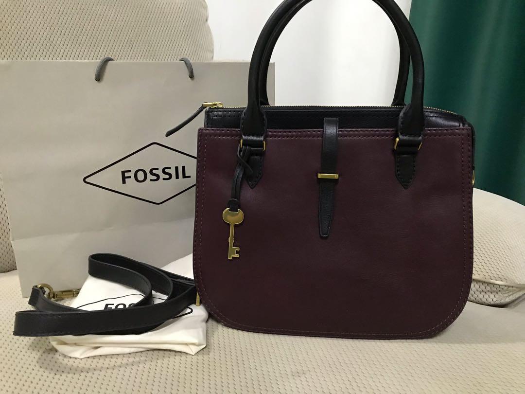 Fossil ryder shop satchel bag