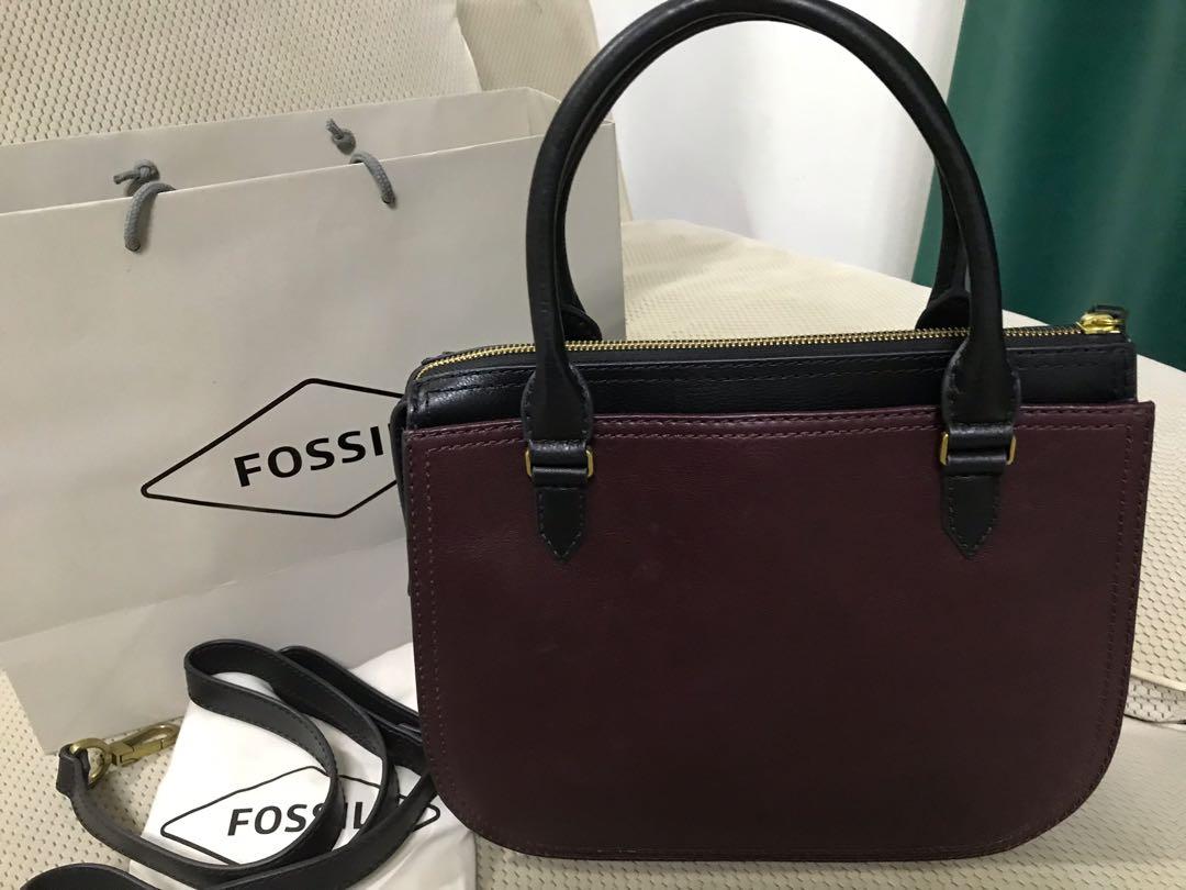 Fossil Ryder satchel large size