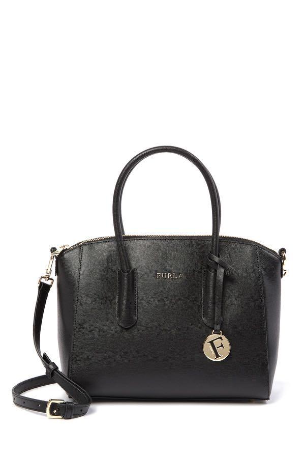 Furla tessa on sale saffiano satchel bag