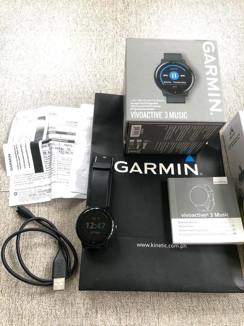 vivoactive 3 music earphones