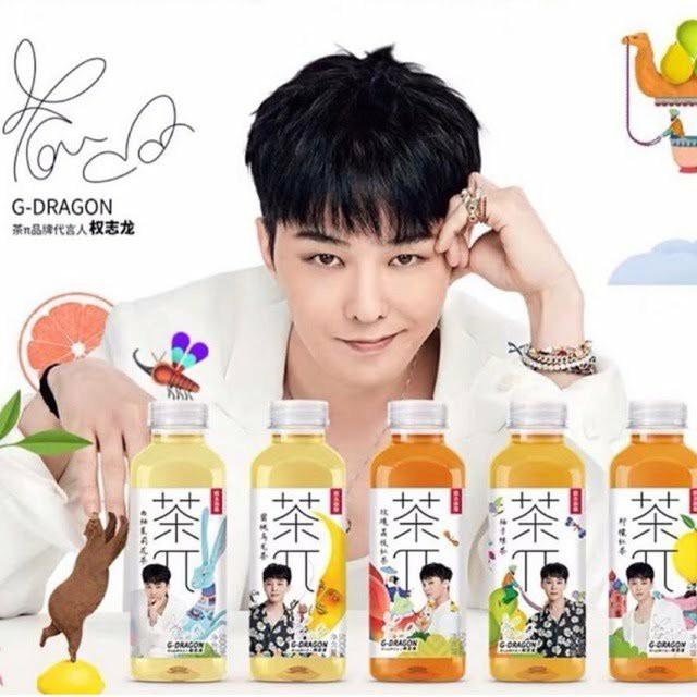 G-Dragon endorsed Nongfu Spring Tea, Food & Drinks, Beverages on Carousell