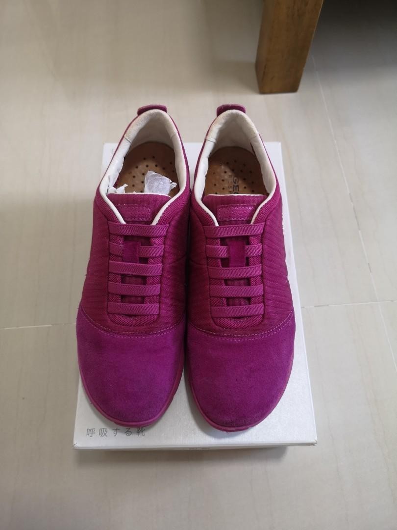 Geox Pink Sneakers, Women's Fashion 
