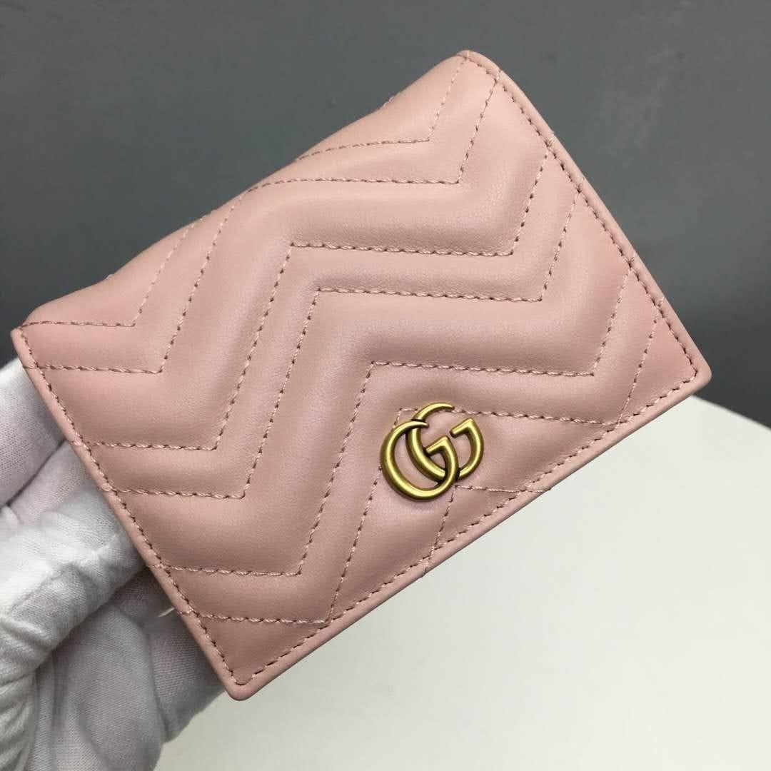 Gucci Marmont Card Case Wallet - Genuine leather (1 unit) #lastchance,  Women's Fashion, Bags & Wallets, Purses & Pouches on Carousell