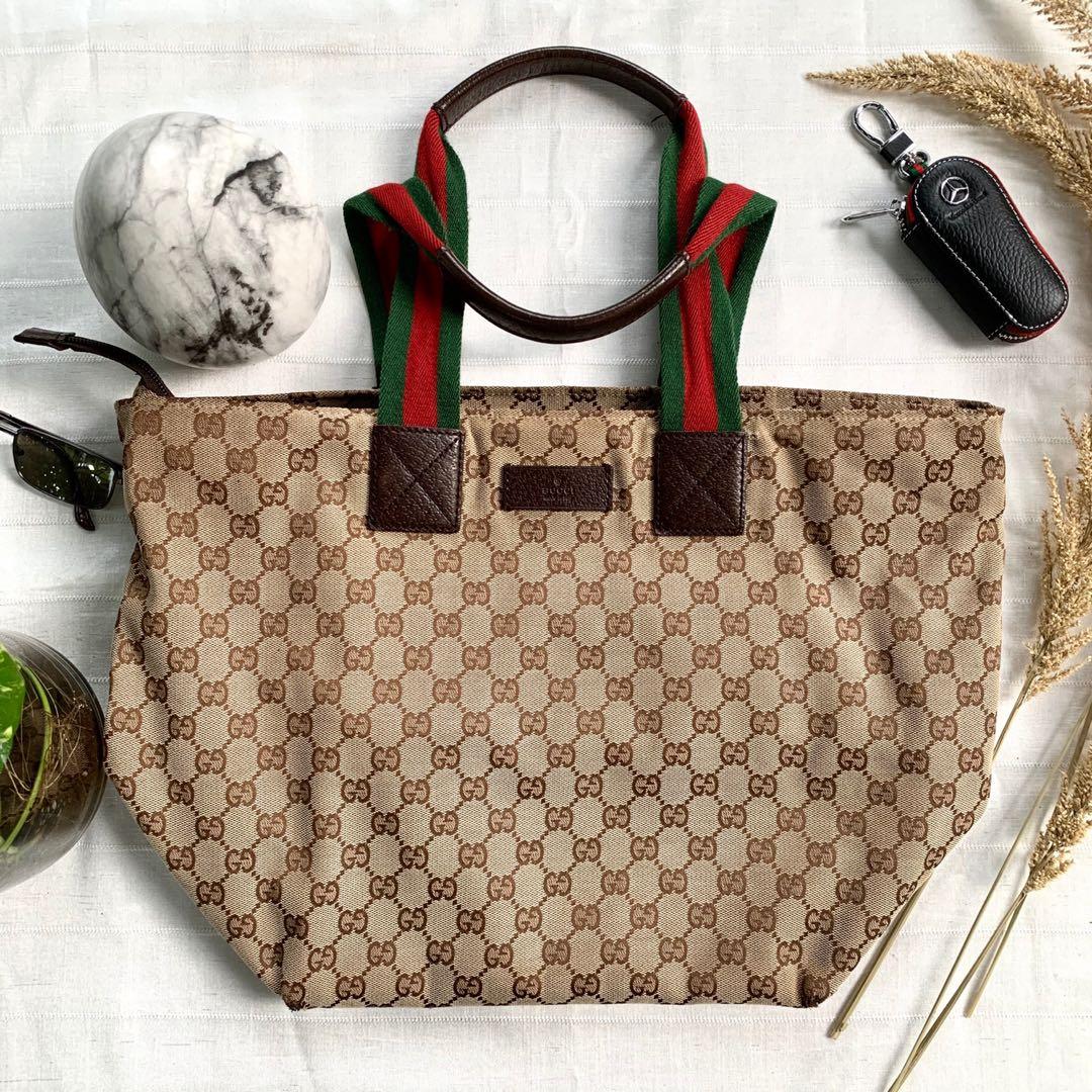 Vintage Gucci Sherry Line Bag, Luxury, Bags & Wallets on Carousell