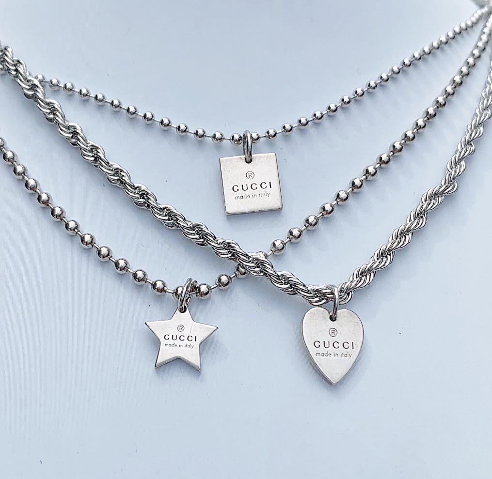 Reworked gucci necklace cheap