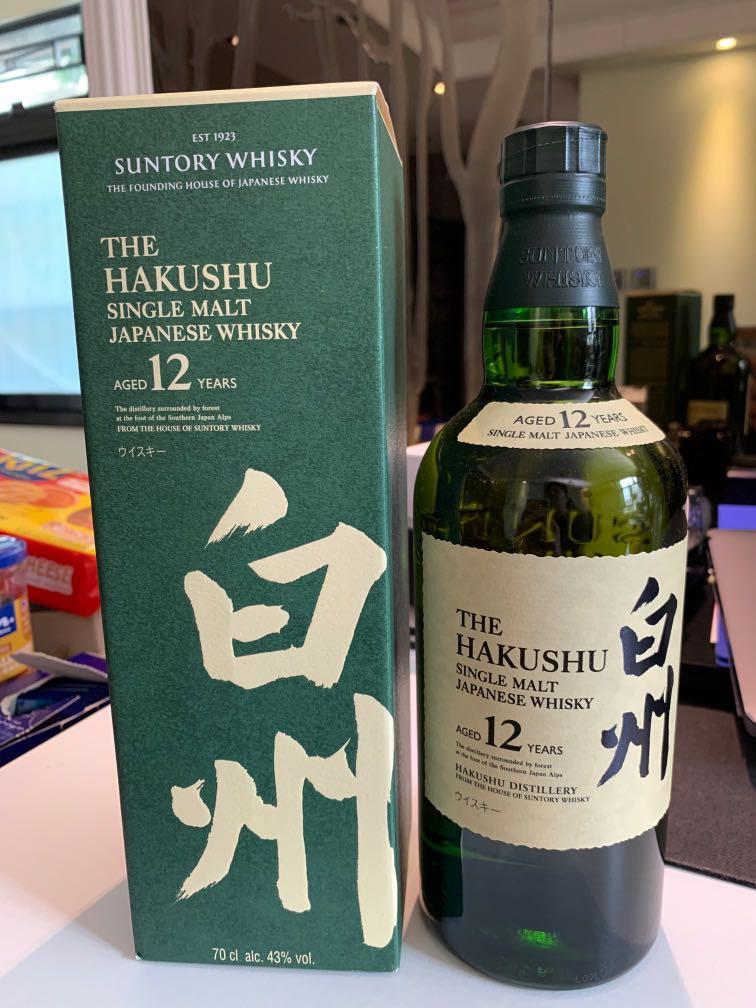 Hakushu 12 Yo 白州12年 700ml 嘢食 嘢飲 酒精類飲品 Carousell