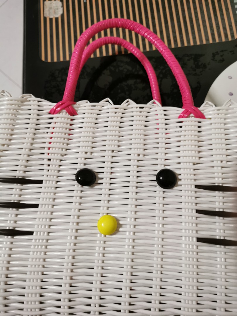 Hello Kitty cosy rattan bag, Women's Fashion, Bags & Wallets, Cross