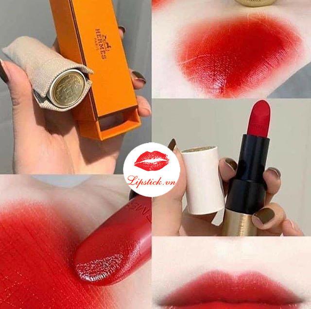 Hermes Lipstick Rouge Hermes, Satin lipstick, Rouge e #75