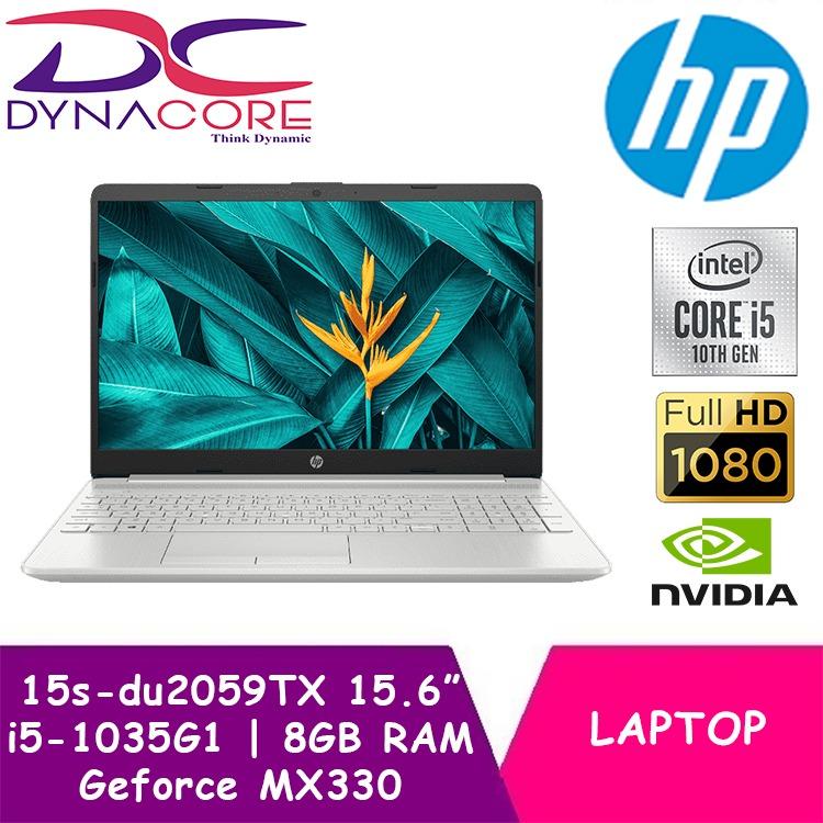 Hp Laptop 15s Du2059tx 15 6 Fhd I5 1035g1 8gb Ram 512gb Pcie Ssd Nvidia Geforce Mx330 Backlit Keyboard 2years Hp Onsite Warranty 15s Du 2059tx Brand New Dynacore