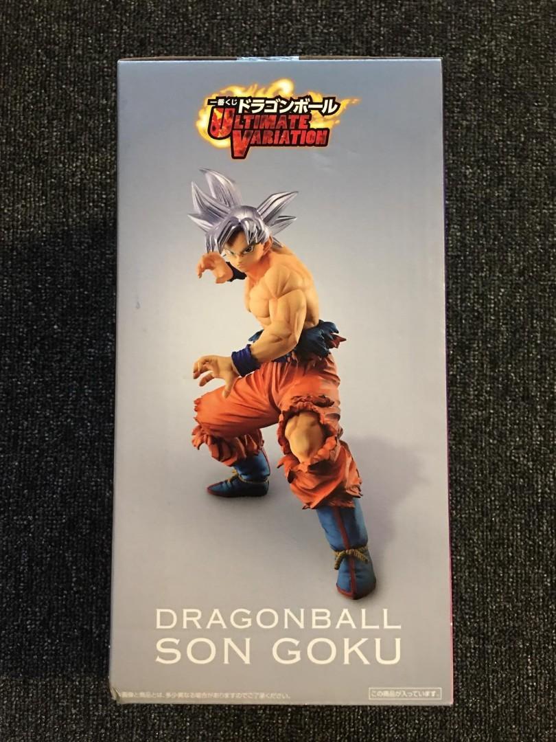 SON GOKU UI COMPLETO DRAGON BALL SUPER ULTIMATE VARIATION MASTERLISE  ICHIBAN KUJI BANDAI 100% ORIGINAL SEM CAIXA