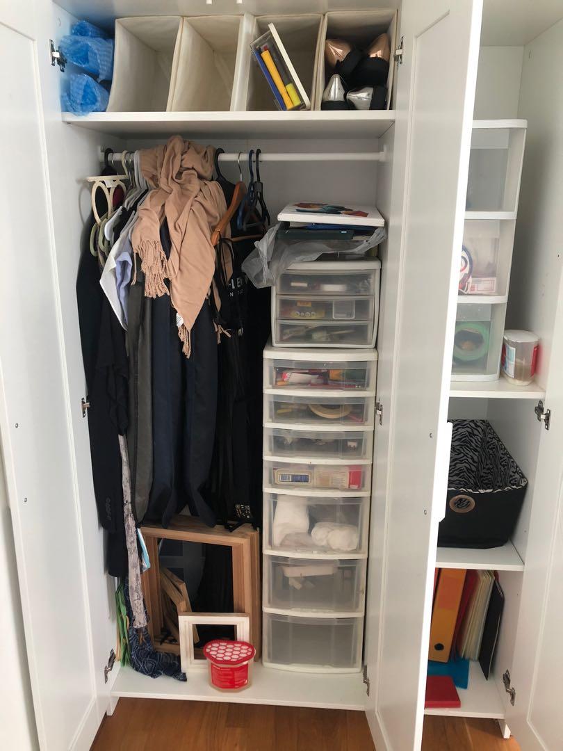 IKEA Brimnes Wardrobe (3 doors), Babies & Kids, Baby Nursery & Kids