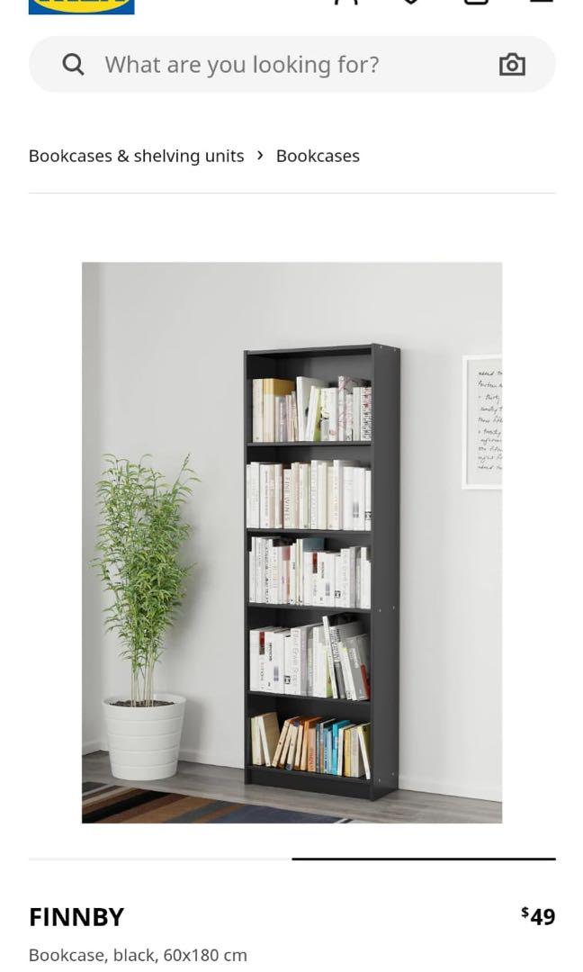IKEA Finnby bookshelf Furniture Home Living Furniture Shelves