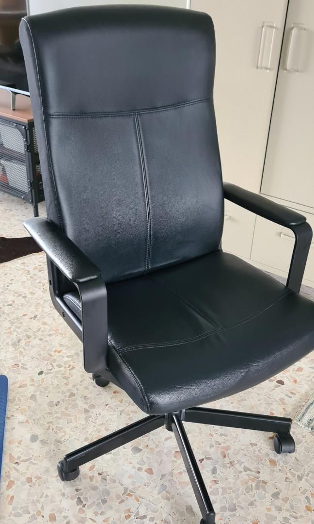 Ikea Millberget Swivel Office Chair Black Furniture Tables Chairs On Carousell