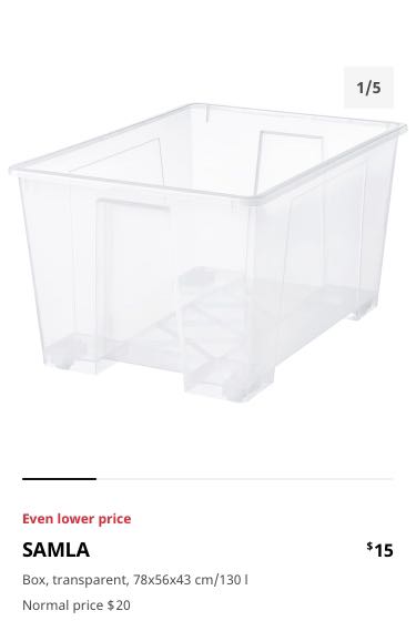 ikea samla box hamster cage