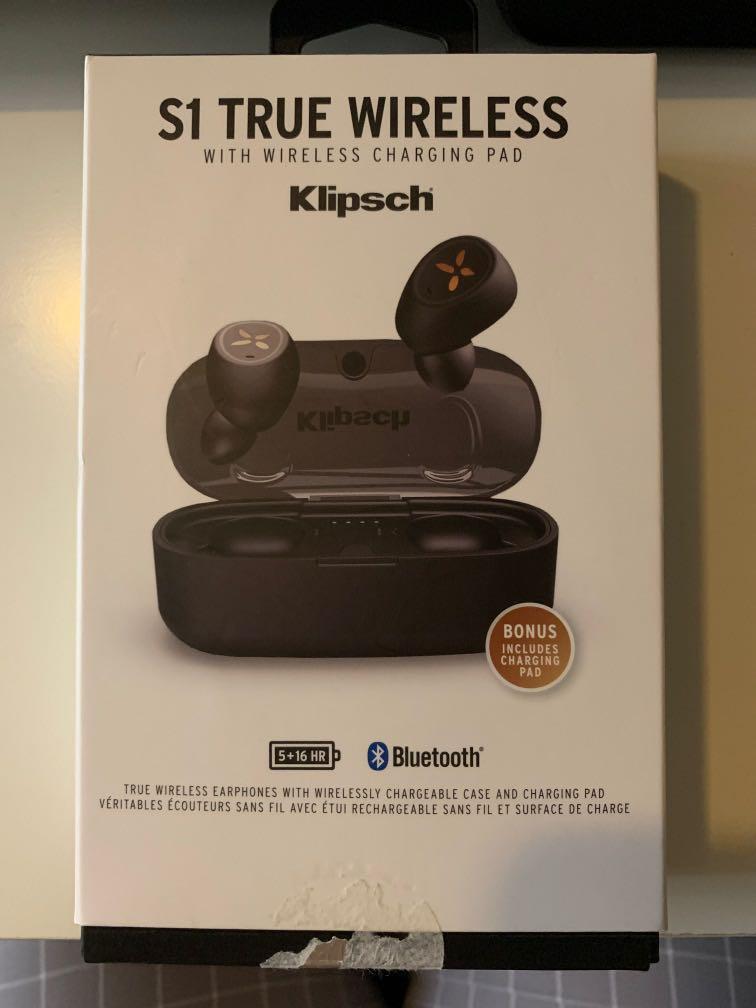 klipsch s1 true wireless charging