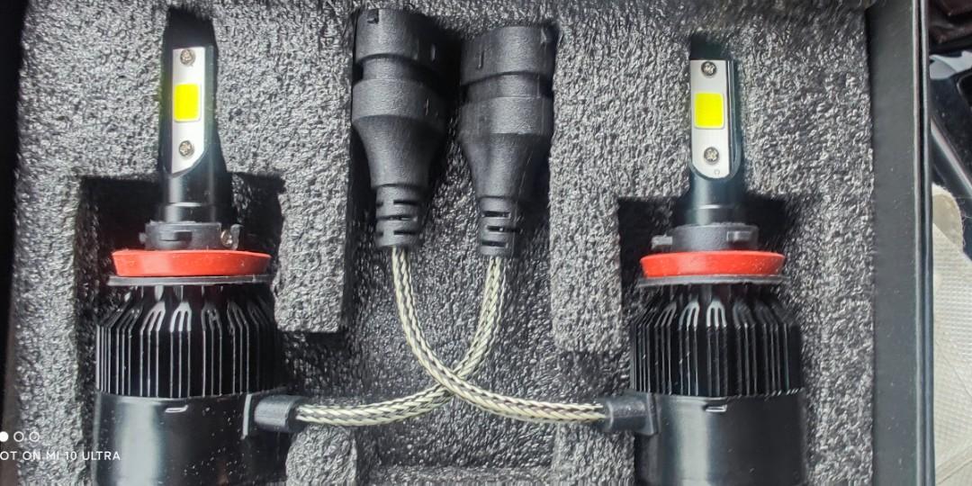 led headlight c6 led 36 watt h11 ultra bright 3800 lumens 36w 6000k