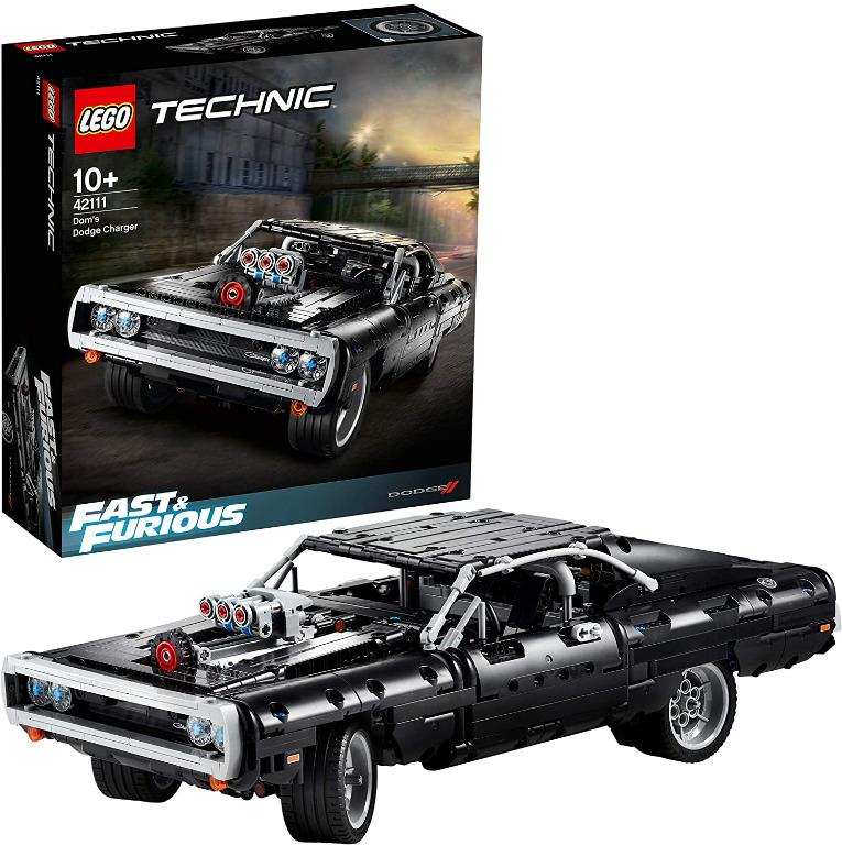 Lego Technic Fast Furious Dom S Dodge Charger 42111 Race Car Building Set 1 077 Pieces Toys Games Toys On Carousell