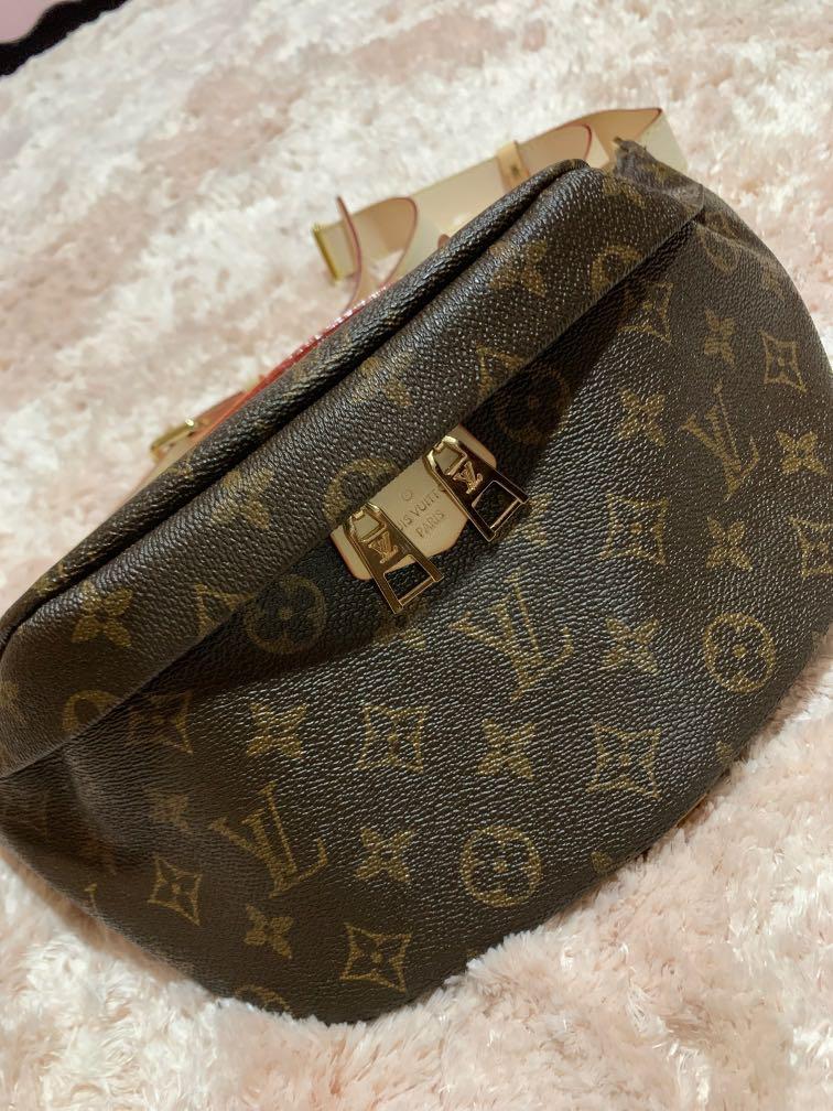 Louis Vuitton belt bag (Category: Luxury Bags & Wallets) located in Manila. Submitted by bchrssm (Listing ID 1034818225, Image 1). Description: Lost dustbag, but with card and code Used only twice 💕 Price is negotiable .