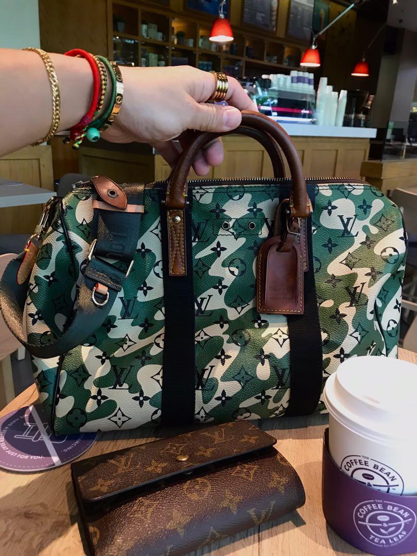 Louis Vuitton x Takashi Murakami limited edition Camouflage Speedy 25,  Luxury, Bags & Wallets on Carousell