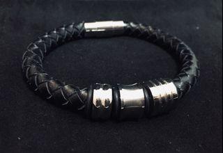 Tobias Men’s Braided Leather Bracelet