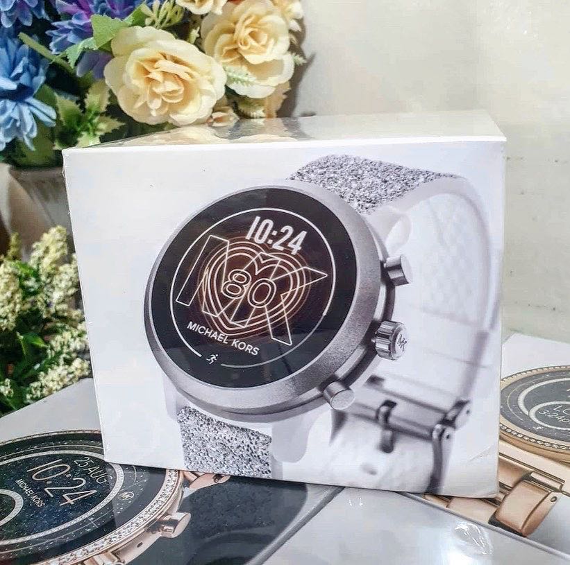 MK GO ACCESS Gen 4 Swarovski Embedded Silicone Smartwatch MKT5094