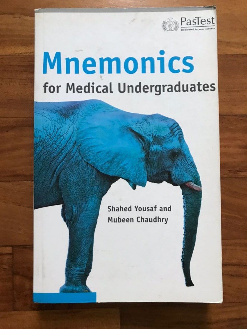 Mnemonics For Medical Undergraduates Hobbies Toys Books Magazines mnemonics-for-medical-undergraduates-hobbies-toys-books-magazines