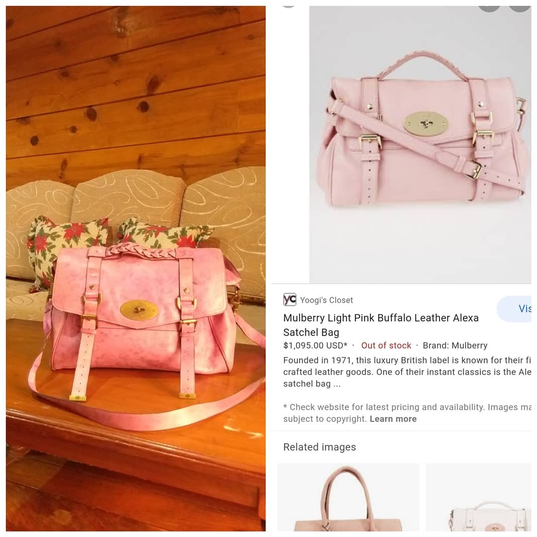 Mulberry Baby Pink Bag