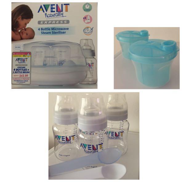 avent bottles microwave