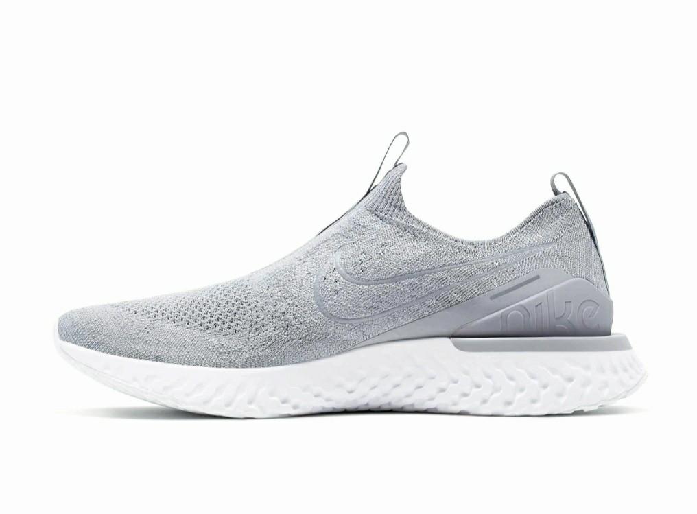 Nike Epic Phantom React Flyknit Wolf Grey Men S Fashion Footwear Sneakers On Carousell