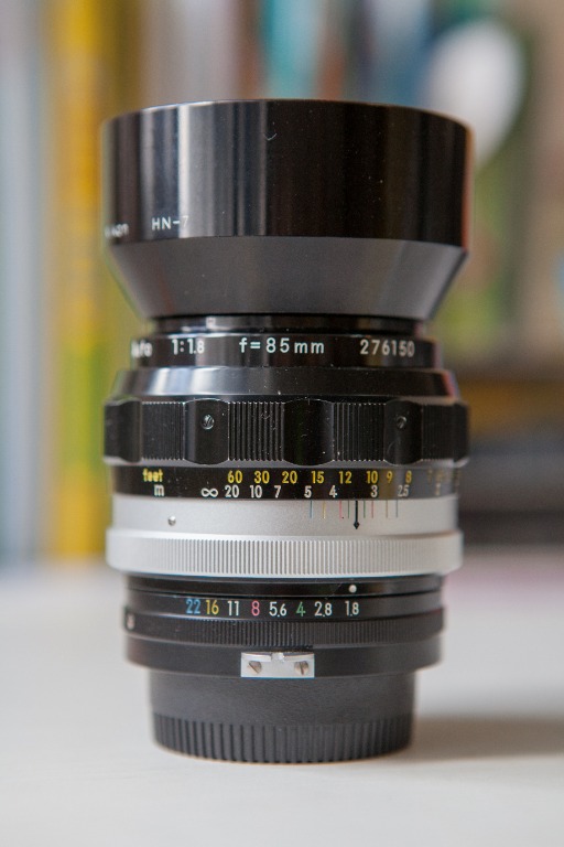 Nikon 85mm f/1.8 Nikkor-H Auto (non-Ai), 攝影器材, 鏡頭及裝備