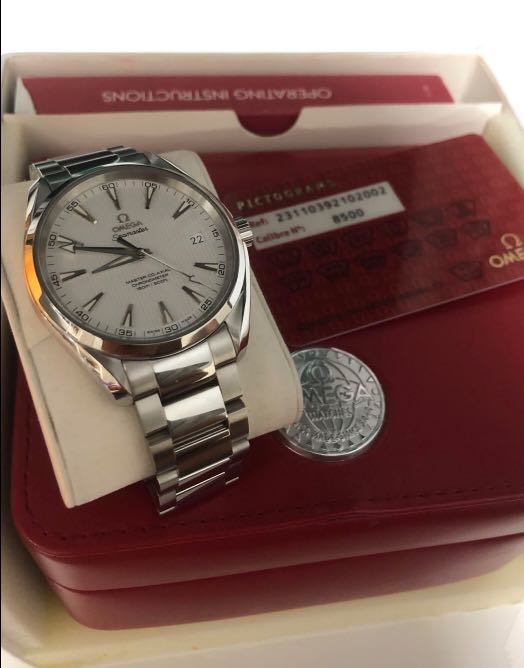 Omega Seamaster Aqua Terra 150m white 