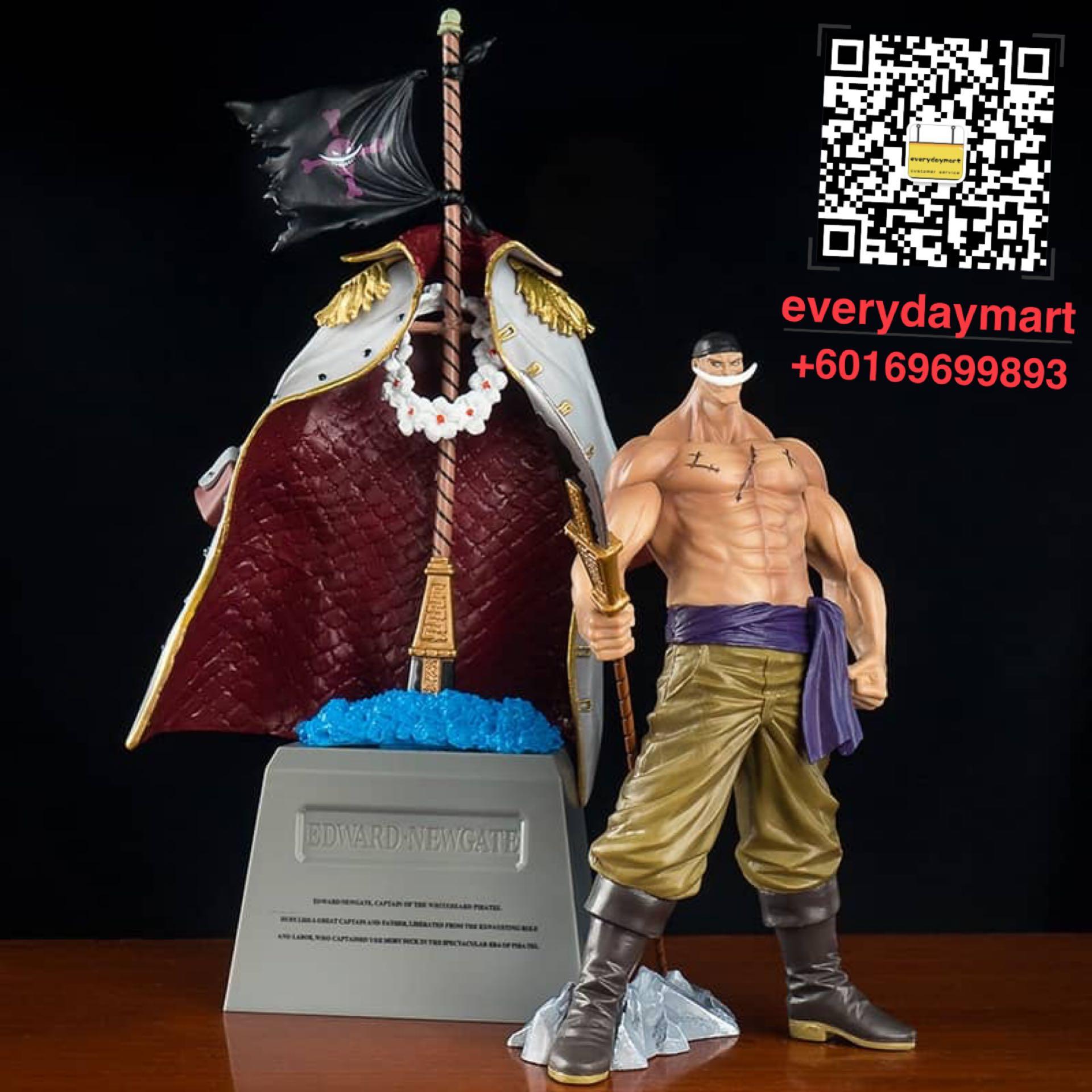 One Piece Edward Newgate Captain Of The Whiteboard Pirates Yonko Emperor Action Figure 海贼王白胡子四皇gk手办模型场景底座 Toys Games Action Figures Collectibles On Carousell