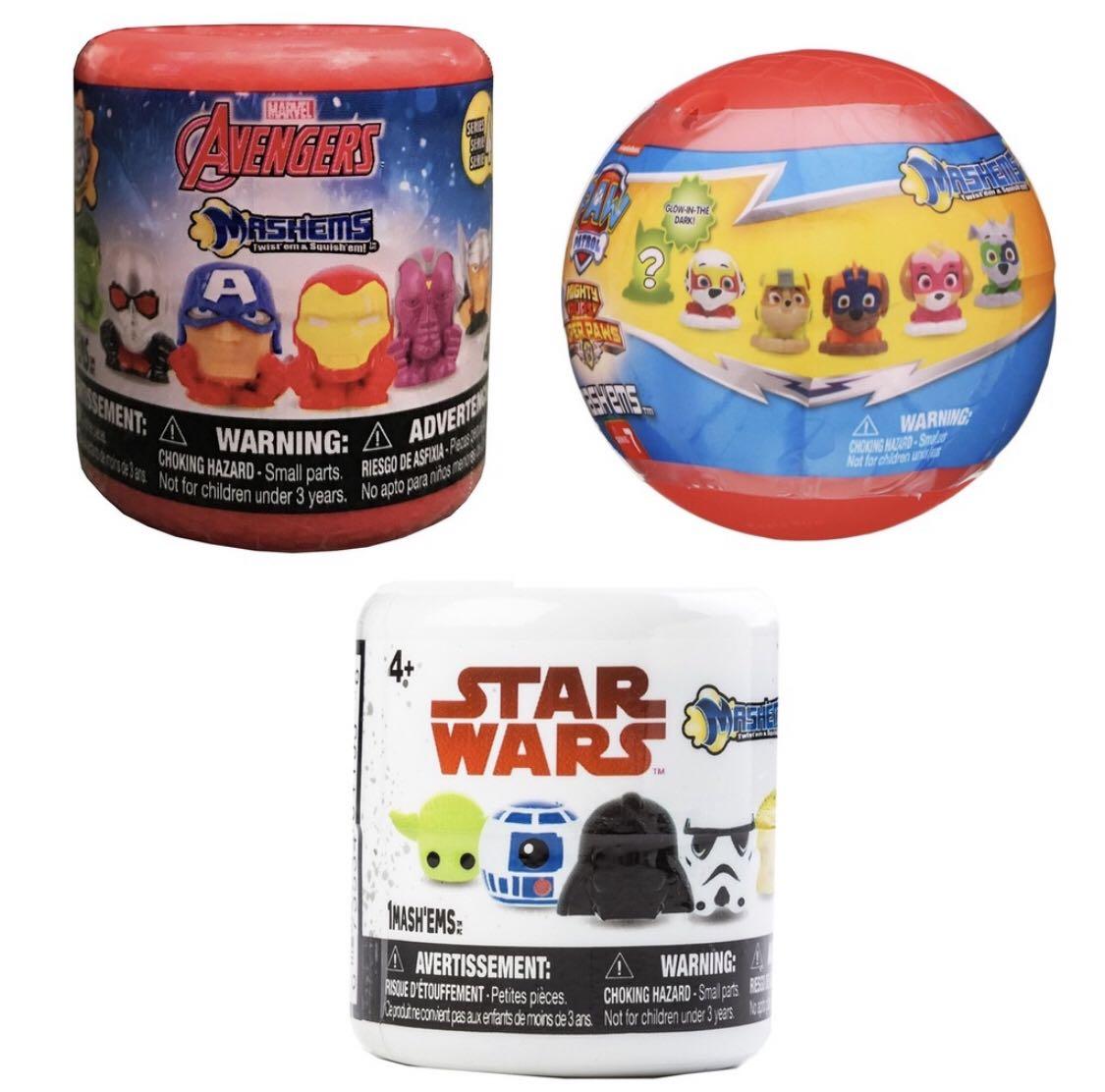 Original Kids Star Wars Avengers Paw Patrol Mashems Blind Pack