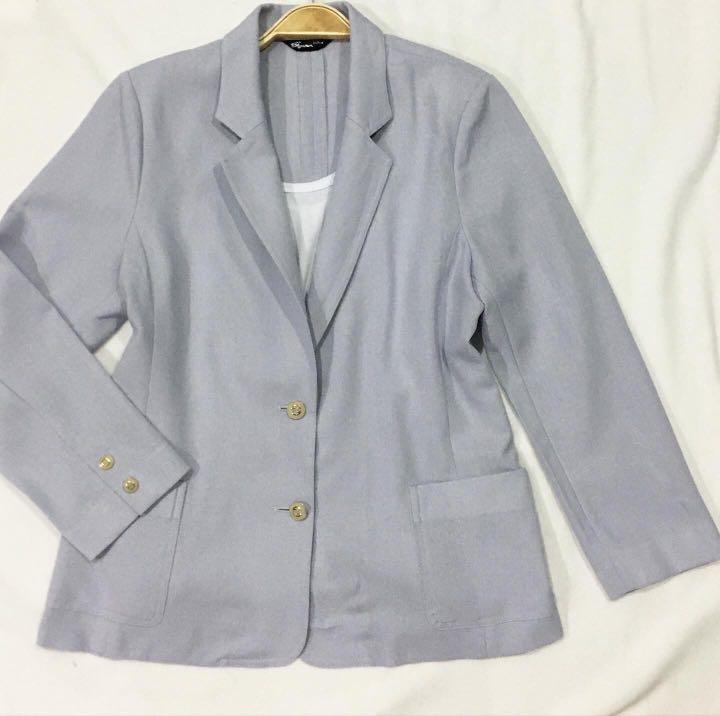 Periwinkle blazer, Women's Fashion, Coats, Jackets and Outerwear on ...