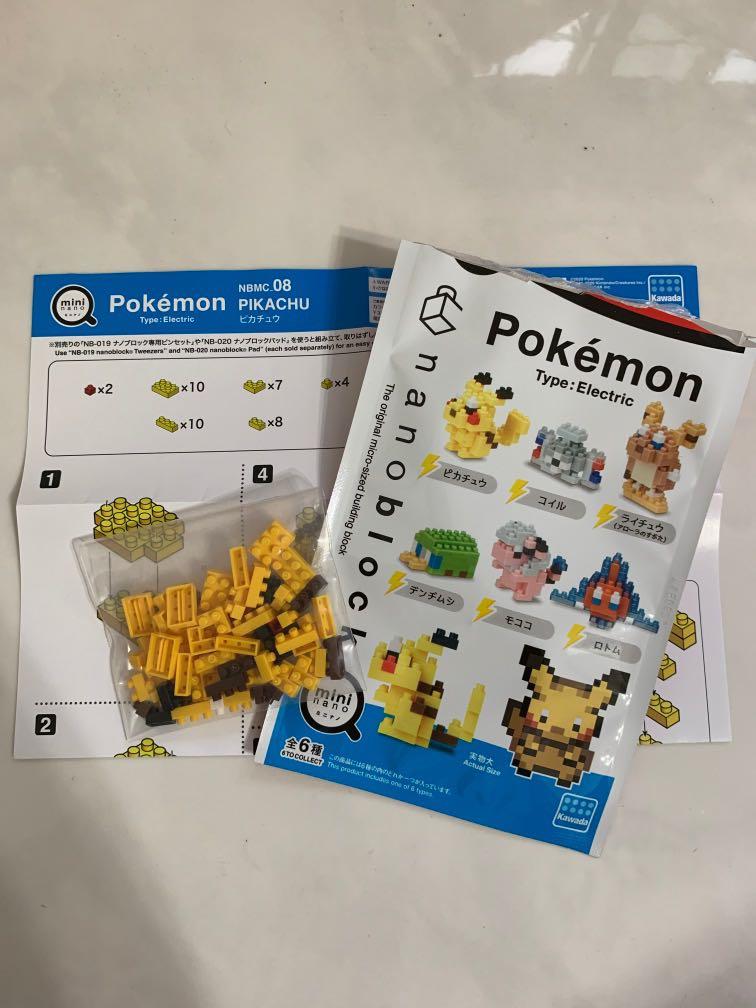 Pokemon Nanoblock Pikachu Toys Games Bricks Figurines On Carousell