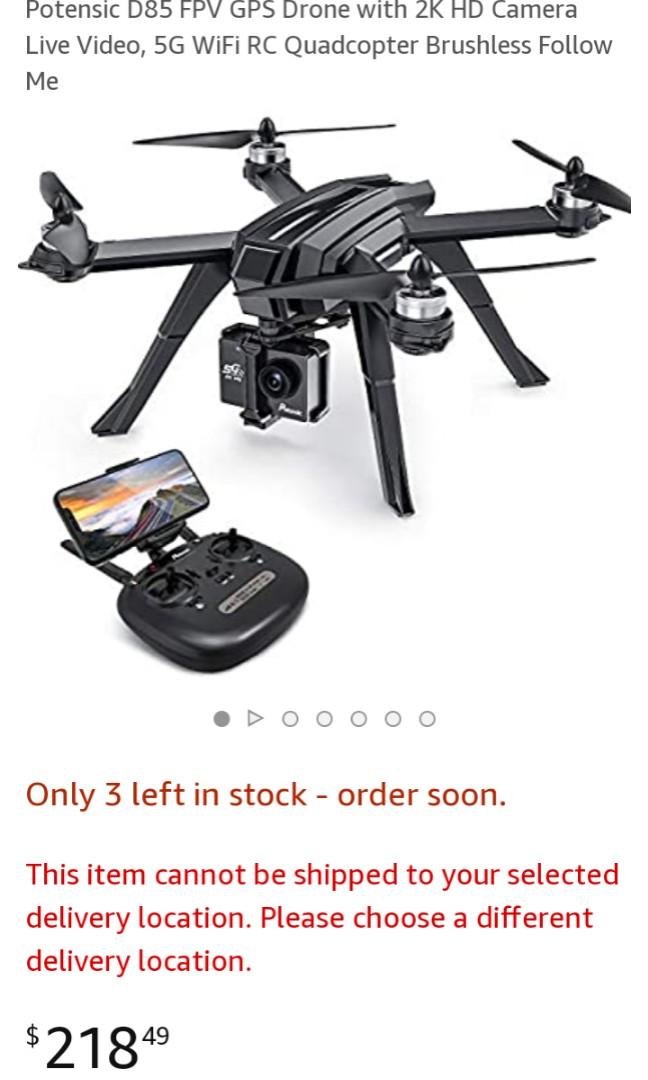 Potensic d85 rc quadcopter deals