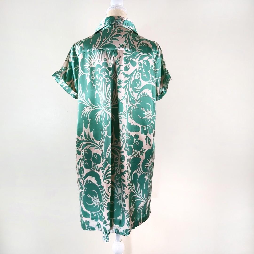 Printed Satin Shirt