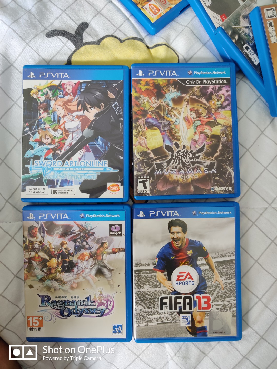 Ps Vita Games Sword Art Online Ragnarok Odyssey Muramasa And Fifa 13 Video Gaming Video Games Playstation On Carousell Ps Vita Games Sword Art Online Ragnarok Odyssey Muramasa And Fifa 13 Video Gaming Video Games Playstation On Carousell