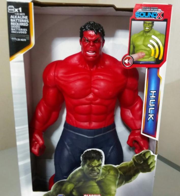 12 inch red hulk action figure