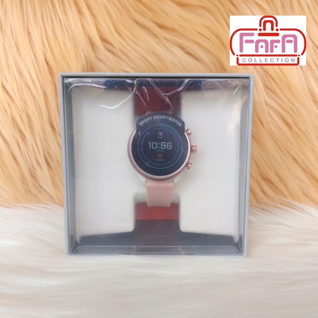 Refurbished fossil sport smartwatch blush silicone new arrivals