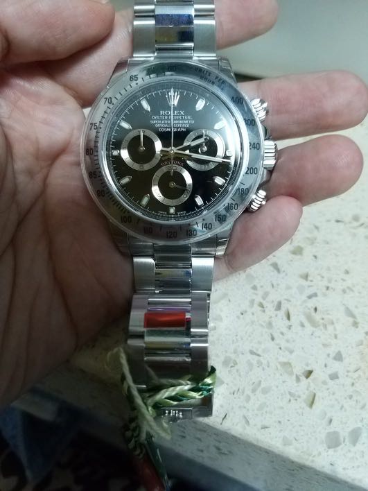 全新Rolex 116520 nos Daytona 黑面, 名牌, 手錶- Carousell