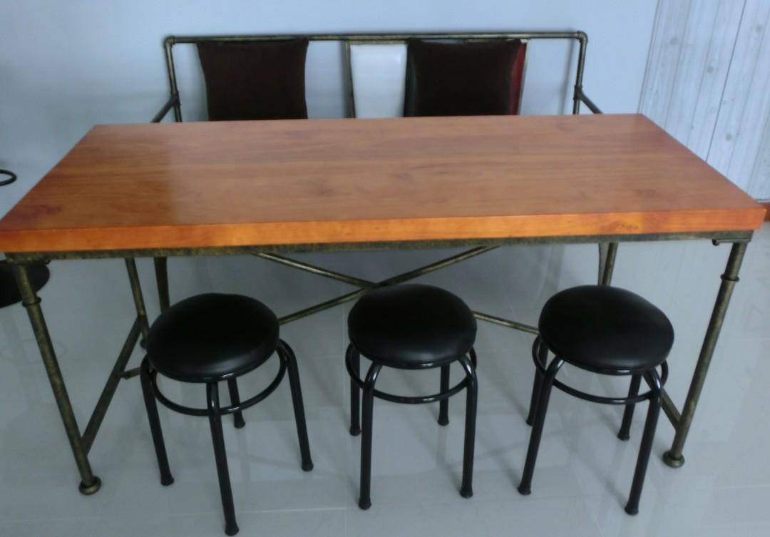 Rustic Dining Table Chair Furniture Tables Chairs On Carousell